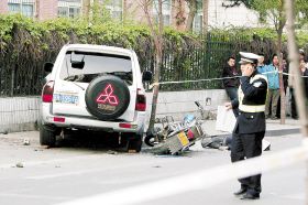 肇事越野车