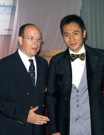 刘烨与王子合影