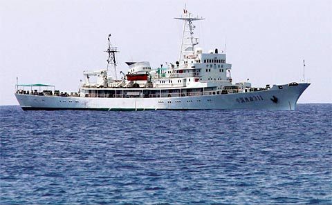 越南抗议中国渔政船在南沙巡逻执法