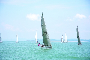 海峡杯帆船赛明年驶向澎湖(组图)
